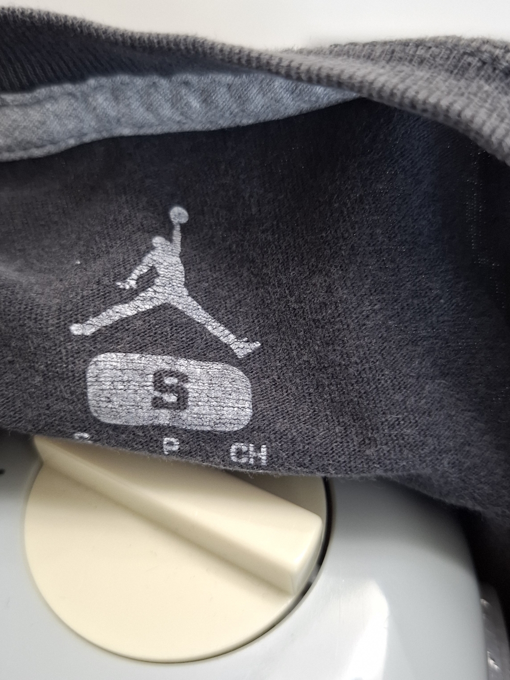 Jordan Women's Black Tee with White & Pink Sneaker Graphic - Picture 2 of 7